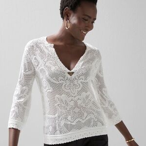 Elegant White light weight sweater